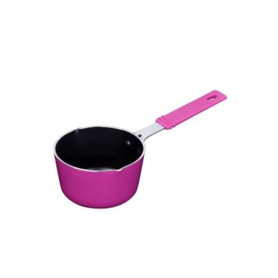 China Mini Hot Pot Sustainable Aluminum Nonstick Induction Sauce Pan for sale