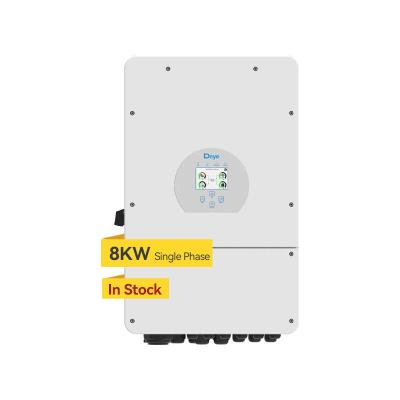 China 8kw 10 kw 12 kw deye SUN-8K-SG01LP1-EU hybrid solar inverter with CE/IEC/VDE/SAA 420W*670H*233D for sale