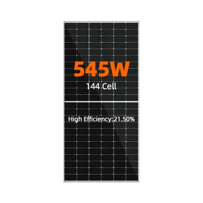 China 540w 550w Solar Panel Solar Panels For Inside Home 182mmx182mm for sale