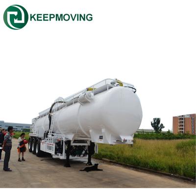 China Truck Trailer Vacuum Tank Vacuum Tanker Truck Semi Trailer For Sale for sale