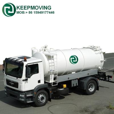 China Heavy Duty 4x2 6CBM Liquid Vacuum Truck With Jurop Pump 4CBM To 10CBM for sale