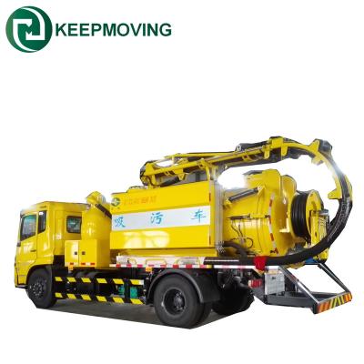 China 4*2 Toilet Sucker Vehicle Fecal Sewage Suction Truck Manufacturer, High Quality Mud Vehicle 6CBM 7CBM 8CBM 9CBM 10CBM for sale