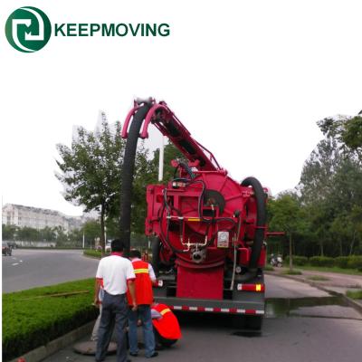 China Sewer And Vacuum Tank Industrial Sewage Suction Cleaning Truck 8.5cbm for sale