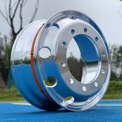 China Trim Ring Aluminum Alloy 9*22.5 Aluminum Truck Wheel Forged Rim for sale