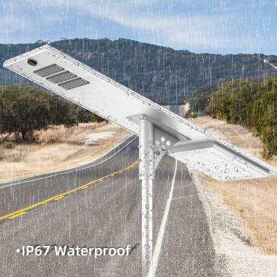 China 2021 ROAD waterproof outdoor with sensor wind road all in one 100w 150w 180w 300w 400w 500w 4000 solar street light with pole for sale