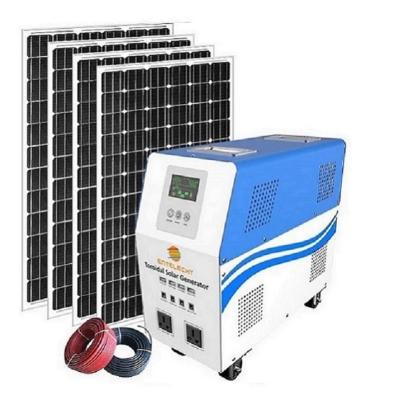 China 100 Watt House 10 Kw Solar Generator With Monocrystalline Silicon Solar Panel for sale