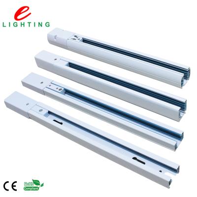 China For Aluminum Track Light CE RoHS Track Light Led Track System 1m 1.5m 2m 3m Led Track Rail 3 Wire for sale