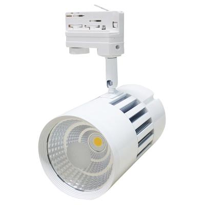 China Aluminum alloy 20w system 30w rail square 12w cob led track light for sale