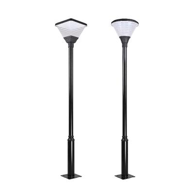 China Garden Entelechy Aluminum OutdoorSolar Power Charged Garden Light With Pole for sale