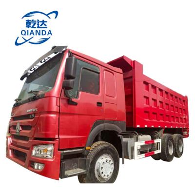 China Aluminum alloy Sinotruk 6X4 10 wheel dump truck second hand sales mine dump truck diesel engine for sale