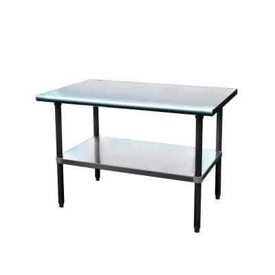 China Restaurant Approval Stainless Steel Work Table For Tubular Commercial Kitchen for sale