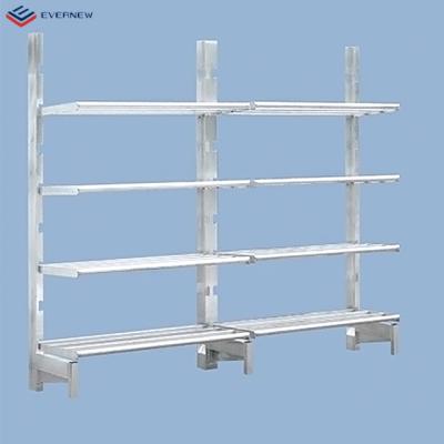 China Heavy Duty Corrosion Protection Adjustable Aluminum Cantilever Shelving / Storage Rack for sale