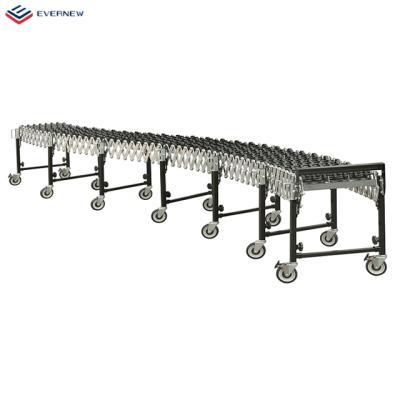 China Heavy Duty Folding Type Flexible Expandable Conveyor Oil Conveyor for sale