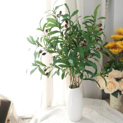 China Fashional Artificial Plants Wholesale Home Decoration Mini Table Branches Artificial Olive Tree Plant for sale