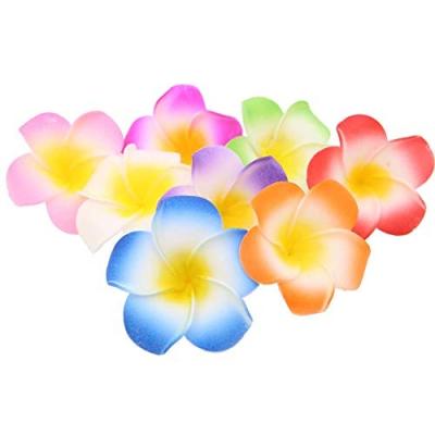 China Artificial Flowers Hawaiian Frangipani EVA Foam EVA Foam Plumeria Flower for sale