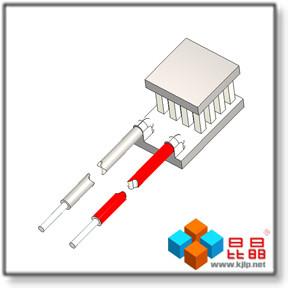 China TES1-008 Series (3.4x5.1mm) Peltier Chip/Peltier Module/Thermoelectric Chip/TEC/Cooler for sale