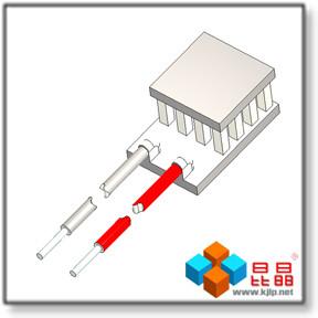 China TES1-008 Series (4.2x6.3mm) Peltier Chip/Peltier Module/Thermoelectric Chip/TEC/Cooler for sale