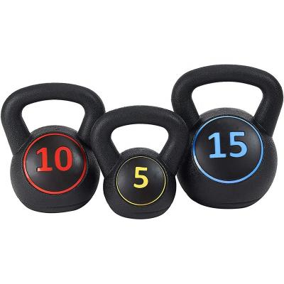 China Commercial Use Adjustable Handle Kettlebell Exercise Fitness Weight Set 5lb 10lb 15lb 30lb Wide Wide Kettlebell for sale