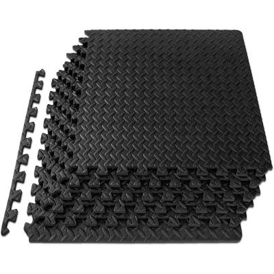 China 60 X 60 Cm Waterproof Sheets Pattern Eva Interlocking Foam Home Workout Fitness Gym Exercise Floor Jigsaw Soft Mats Jigsaw Garage for sale