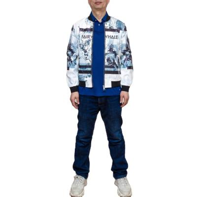 China Breathable Mens Spring And Autumn Anorak Coat Casual Mens Bomber Jacket for sale