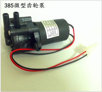 China Developing World Water Solutions Factory Directly Offer DC Micro Gear Pump 2LPM Small Gear Pump Flow 1 Bar Water Pressure for sale