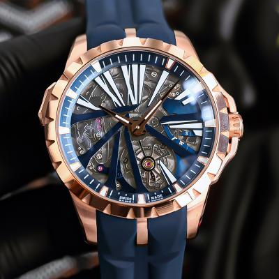 China Message reminder that most affordable 46mm men's classic tourbillon automatic movement watches for sale for sale