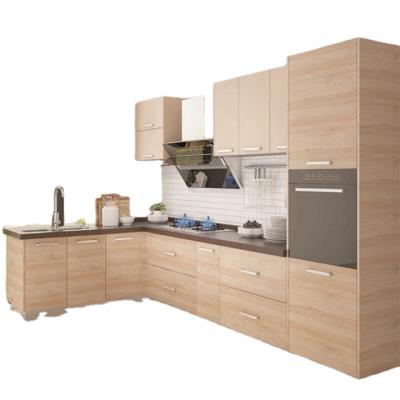 China Environmental Friendly Foshan Customized MDF Melamine High End Panel Modern Kitchen for sale