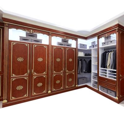 China (Other) Solid Wood Adjustable Luxury Custom Made Wardrobe for sale