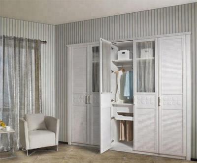 China (Other) Matt Finish PVC Adjustable Wardrobe Wardrobe for sale