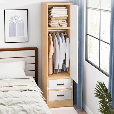 China New Trend Bedroom Furniture Customized Reasonable Movable Mini Single Movable Wardrobe for sale