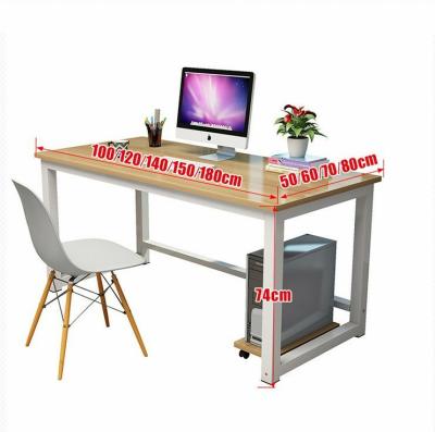 China Economical Industrial Style No Assembly Computer Survey Office Working Table For Home Office for sale