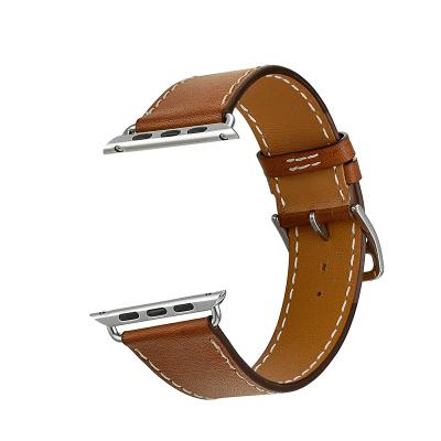 China Fashion Replacement Correa Smartwatch Genuine Leather Straps For Smart Apple I Watch Band 42Mm 38Mm for sale