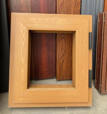 China door & Window Thailand Market Extruded Aluminum Flat Profiles Rail Wooden Grain For Casement Window Profiles And Door Series for sale