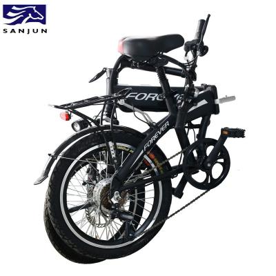 China New Lightweight Cheap Foldable Electric Bike 20 Inch Aluminum Alloy Folding Ebike Folding Electric Bicycle for sale