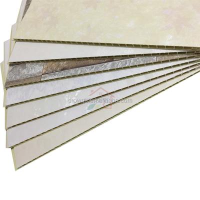 China Latest Building Materials Interior Wall Artistic Design UPVC PVC Laminated Decorative Building Material Ceilings Wall Panel Material for sale