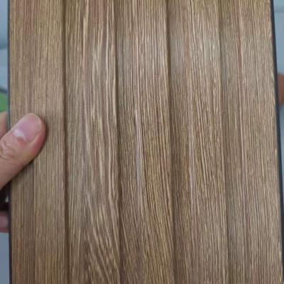 China Ceilings 195x10mm Artistic Wood Wall Cladding WPC 2.8kg Laminate Wall Panel For Home Decor for sale