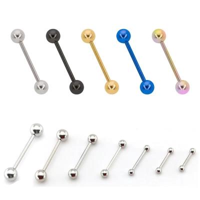 China Fashion Fashion Stainless Steel Body Jewelry Tongue Ring Body Piercing Jewelry for sale