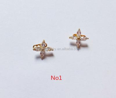 China Fashion Anodized Stainless Steel Flower Titanium Dermal Anchor Dermal Puncture for sale