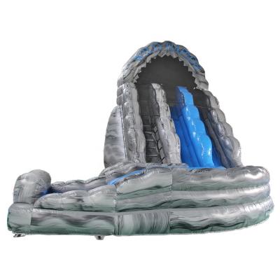 China Commercial Lane Wild Fast Double Commercial Grade Inflatable Water Slide for sale