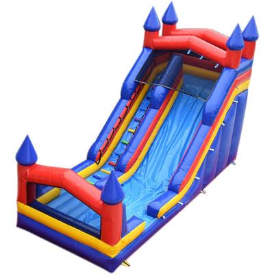 China Commercial Inflatable Wet Dry Backyard Small Castle Module Factory Price Inflatable Slide For Kids for sale