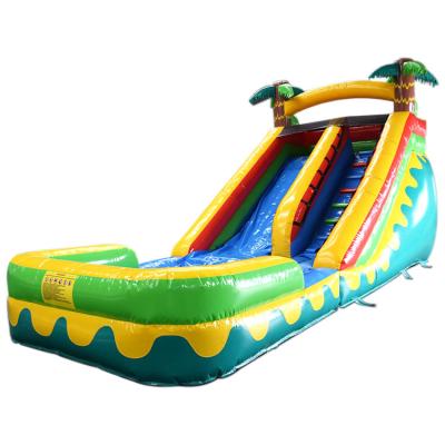 China Kids tropical commercial waterslide inflatable water slide for sale for sale