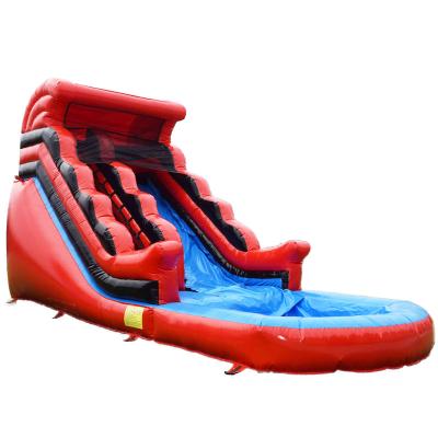 China Kids red commercial small inflatable waterslide cheap inflatable water slide for sale for sale