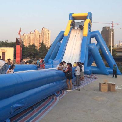 China Commercial Grade 50m Long Commercial Grade Mega Giant Inflatable Water Hippo Adult Water Slide For Sale for sale