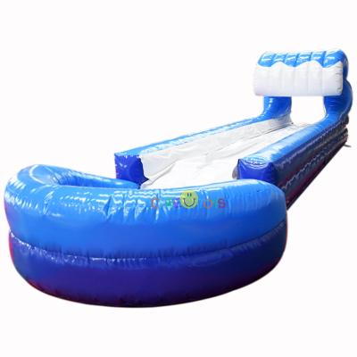 China Commercial Blue Wave Inflatable Water Slide And Water Slide For Adult And Kids for sale