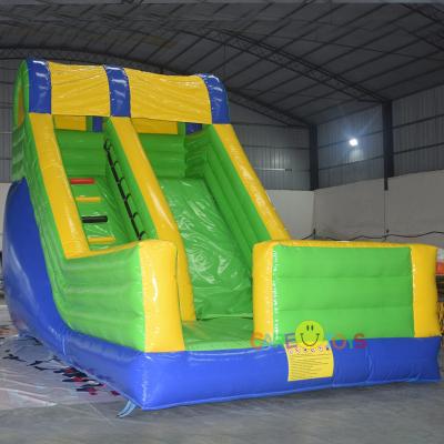 China Commercial Cheap Mini Green Kids Inflatable Slide For Sale for sale