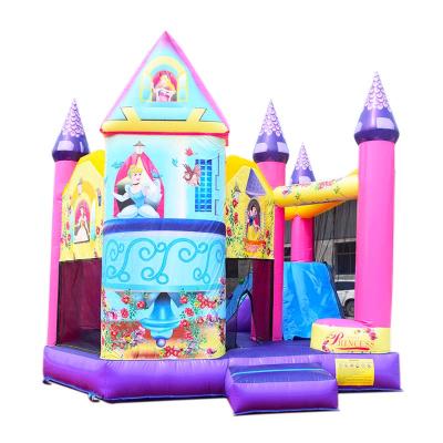 China Commercial Girl Princess Castle Inflatable For Princess Bouncers Collection Combo Inflatable for sale