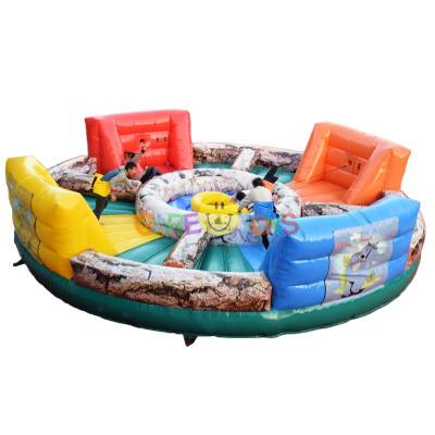 China Commercial Hungry Hippo Chow Down Inflatable Game For Sale for sale