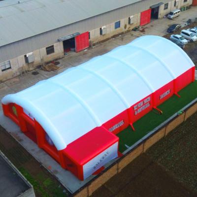 China Commercial custom huge inflatable tennis court tent, cheap tennis court cover for sale for sale