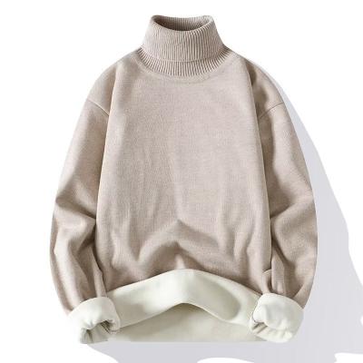 China Anti-Wrinkle TX Autumn Winter Men Knitting Sweater Pullovers Turtle Neck Fit Casual Sweater Roll Neck for sale