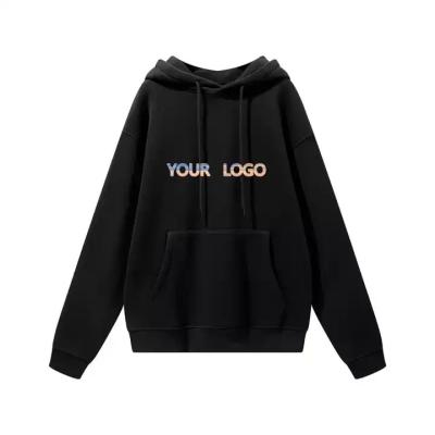 China Custom logo hoodies plus size men's top quality XH China manufacture cotton anti-shrink hooded sweatshirt sweater for sale